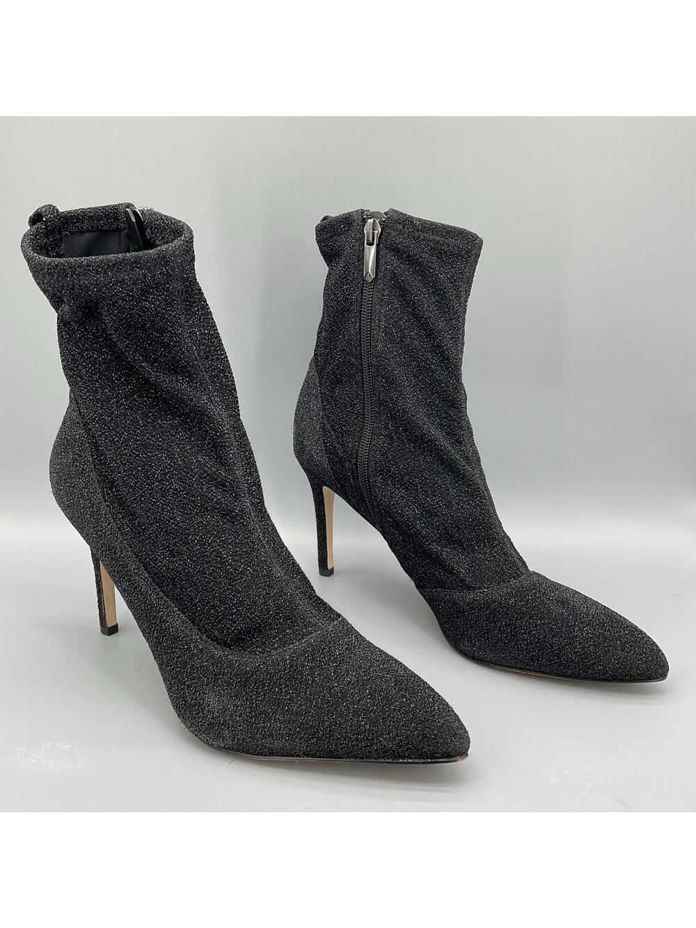 Sam Edelman Women’s Olson Stretch Boots Metallic Black Size 9M